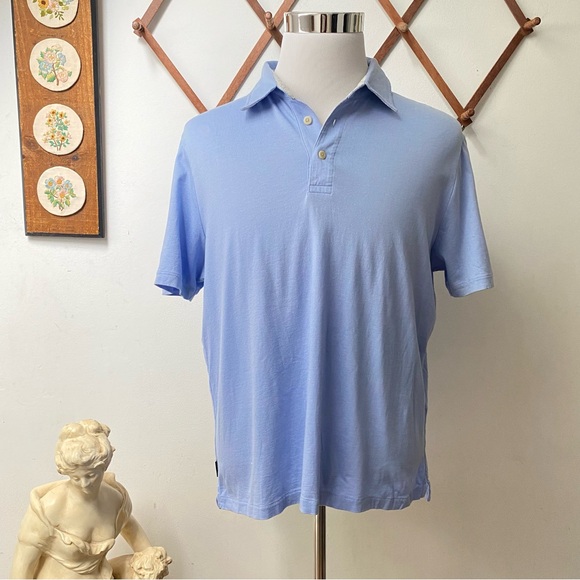 Jack Spade Light Blue Cotton Polo - Picture 16 of 16